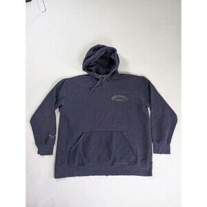 Vintage Y2K Abercrombie & Fitch Hoodie Medium Distressed Heavyweight Lacrosse